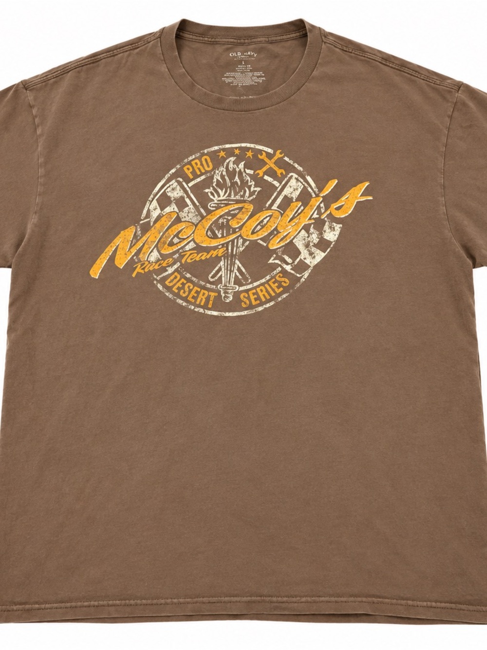 Sonoma Life + Style XL McCoy’s Race Team Desert Series Brown Graphic Tee